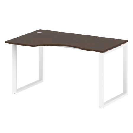 Стол криволинейный левый Metal System Style БО.СА-2 Л 1400x900x750