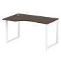 Стол криволинейный левый Metal System Style БО.СА-2 Л 1400x900x750