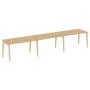 Рабочая станция на деревянных опорах Onix Wood OW.RS-3.3.8 4140x800x750