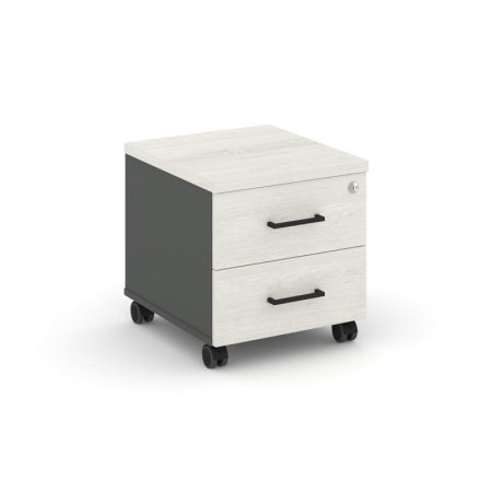 Тумба мобильная 2 ящика стандартные колеса SN.TM-001 (416х460х437)