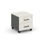 Тумба мобильная 2 ящика стандартные колеса SN.TM-001 (416х460х437)