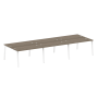 Рабочая станция на 6 рабочих места на А-образном м/к Metal System Style БА.СМ-6.3 4200x1475x750