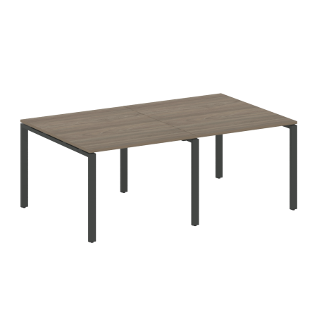 Переговорный стол 2 столешницы Metal System Style БП.ПРГ-2.1 2000x1235x750