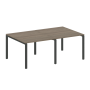 Переговорный стол 2 столешницы Metal System Style БП.ПРГ-2.1 2000x1235x750
