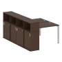 Рабочая станция с опорным шкафом-купе Metal System Style БП.РС-СШК-4.2 1610x2332x1098