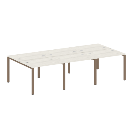 Рабочая станция на 6 раб. мест Metal System Style БП.СМ-6.1 3000x1475x750