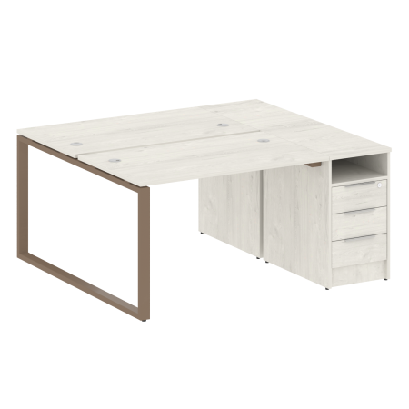 Рабочая станция Metal System Style БО.РС-СТП-2.2 1612x1475x750
