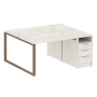 Рабочая станция Metal System Style БО.РС-СТП-2.2 1612x1475x750
