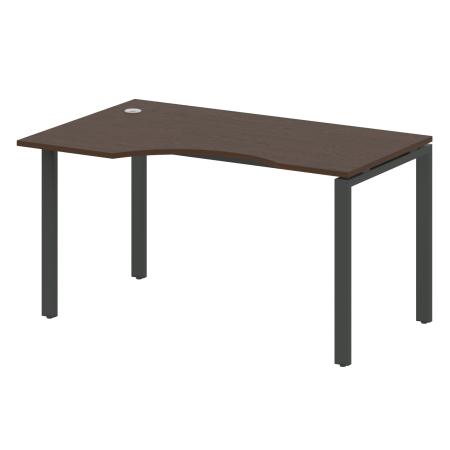 Стол криволинейный левый Metal System Style БП.СА-2 Л 1400x900x750