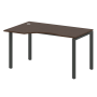 Стол криволинейный левый Metal System Style БП.СА-2 Л 1400x900x750