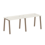 Рабочая станция на 2 рабочих места на А-образном м/к Metal System Style БА.СМ-2.1 2000x720x750