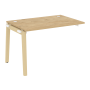 Наборный элемент рабочей станции на деревянных опорах Onix Wood OW.1.NRS-2.8 1180x800x750