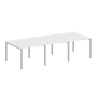 Переговорный стол 3 столешницы Metal System Style БП.ПРГ-3.1 3000x1235x750