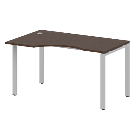Стол криволинейный левый Metal System Style БП.СА-2 Л 1400x900x750