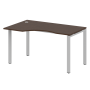 Стол криволинейный левый Metal System Style БП.СА-2 Л 1400x900x750