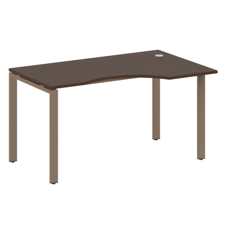 Стол криволинейный правый Metal System Style БП.СА-2 Пр 1400x900x750