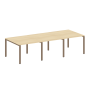 Переговорный стол 3 столешницы Metal System Style БП.ПРГ-3.1 3000x1235x750