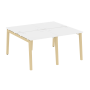 Рабочая станция на деревянных опорах Onix Wood OW.D.RS-4.0.7 1560x1475x750