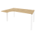 Стол эргономичный левый на П-образном м/к Onix O.MP-SA-4L 1580x1180x750