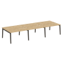 Рабочая станция на деревянных опорах Onix Wood OW.D.RS-6.3.7 4140x1475x750