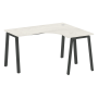 Стол криволинейный правый Metal System Style БА.СА-3 Пр 1400x1200x750