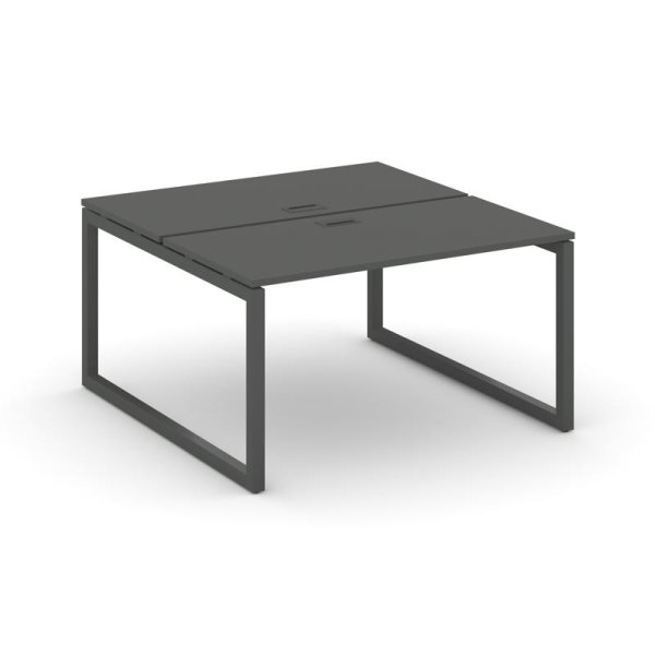 Рабочая станция 2-х сторонняя SN-5O.DRS-003 (1380х1232х750) (Антрацит/Металл Антрацит)