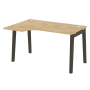 Стол эргономичный левый на деревянных опорах Onix Wood OW.SA-2L 1380x980x750