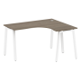 Стол криволинейный правый Metal System Style БА.СА-3 Пр 1400x1200x750