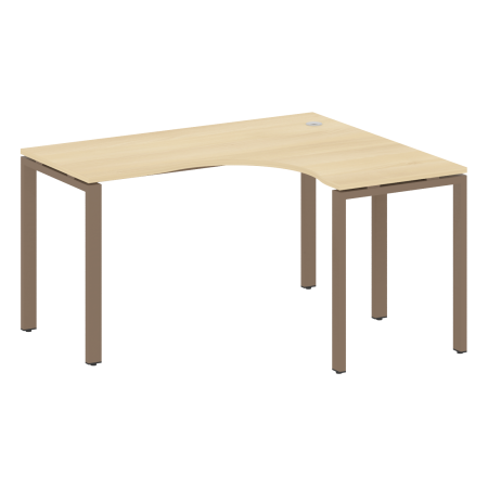 Стол криволинейный правый Metal System Style БП.СА-3 Пр 1400x1200x750