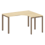 Стол криволинейный правый Metal System Style БП.СА-3 Пр 1400x1200x750