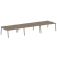 Рабочая станция на 6 рабочих места на А-образном м/к Metal System Style БА.СМ-6.5 5400x1475x750
