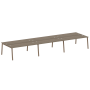 Рабочая станция на 6 рабочих места на А-образном м/к Metal System Style БА.СМ-6.5 5400x1475x750
