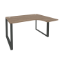 Стол эргономичный правый на О-образном м/к Onix O.MO-SA-3R 1380x1180x750