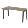 Стол эргономичный левый на деревянных опорах Onix Wood OW.SA-1L 1580x980x750