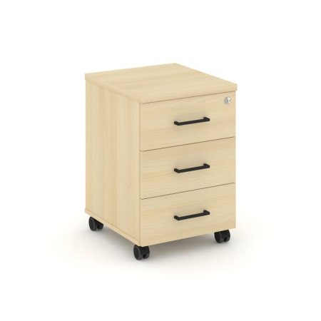 Тумба мобильная 3 ящика стандартные колеса SN.TM-002 (416х460х611)