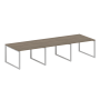 Переговорный стол 3 столешницы Metal System Style БО.ПРГ-3.2 3600x1235x750