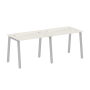 Рабочая станция на 2 рабочих места на А-образном м/к Metal System Style БА.СМ-2.1 2000x720x750