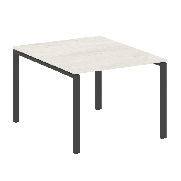 Переговорный стол 1 столешница Metal System Style БП.ПРГ-1.1 1000x1235x750 (Дуб Наварра/Антрацит металл)