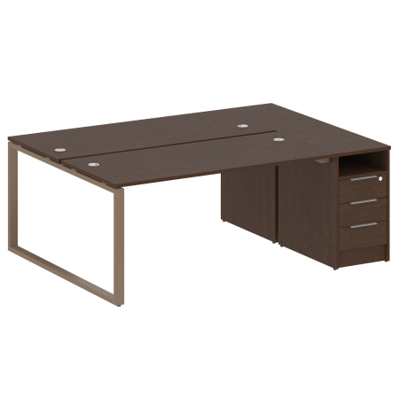 Рабочая станция Metal System Style БО.РС-СТП-2.4 2012x1475x750