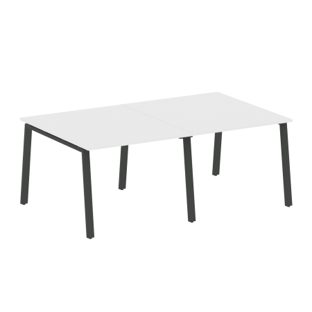 Стол для переговоров (2 столешницы) на А-образном м/к Metal System Style БА.ПРГ-2.1 2000x1235x750