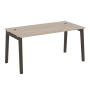 Стол руководителя на деревянных опорах Onix Wood Direct OW.SRR-4.8 1580x800x750
