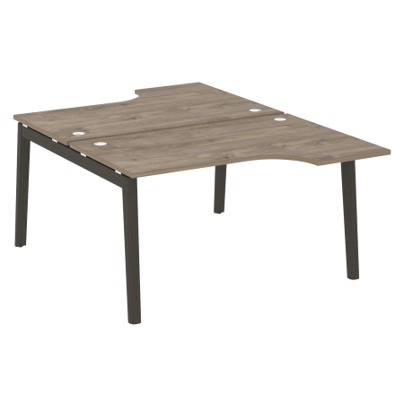 Рабочая станция на деревянных опорах Onix Wood OW.D.SA-2 1380x1995x750