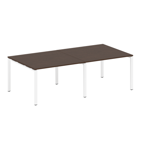 Переговорный стол 2 столешницы Metal System Style БП.ПРГ-2.2 2400x1235x750