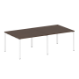Переговорный стол 2 столешницы Metal System Style БП.ПРГ-2.2 2400x1235x750