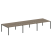 Рабочая станция на 6 раб. мест Metal System Style БП.СМ-6.4 4800x1475x750