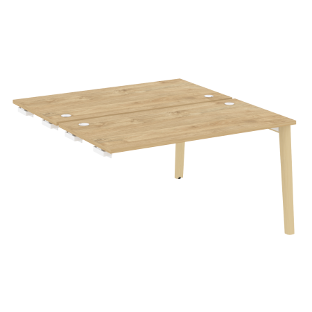 Стол-приставка двойной на деревянных опорах Onix Wood OW.D.SPR-3.7 1380x1475x750