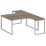 Рабочая станция криволинейная Metal System Style БО.РАС-СА-2.4 1600x2435x750