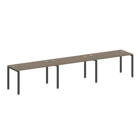 Рабочая станция на 3 раб. места Metal System Style БП.СМ-3.3 4200x720x750