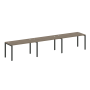 Рабочая станция на 3 раб. места Metal System Style БП.СМ-3.3 4200x720x750