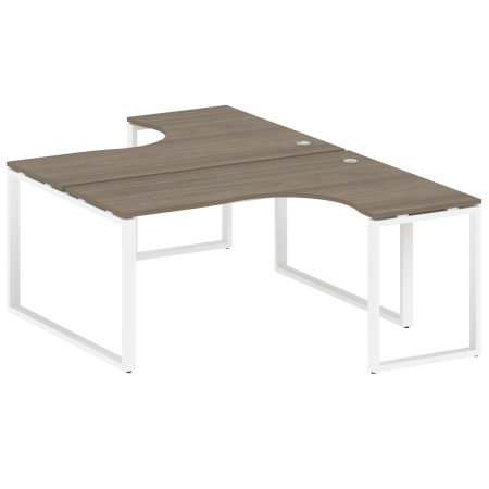 Рабочая станция криволинейная Metal System Style БО.РАС-СА-2.4 1600x2435x750